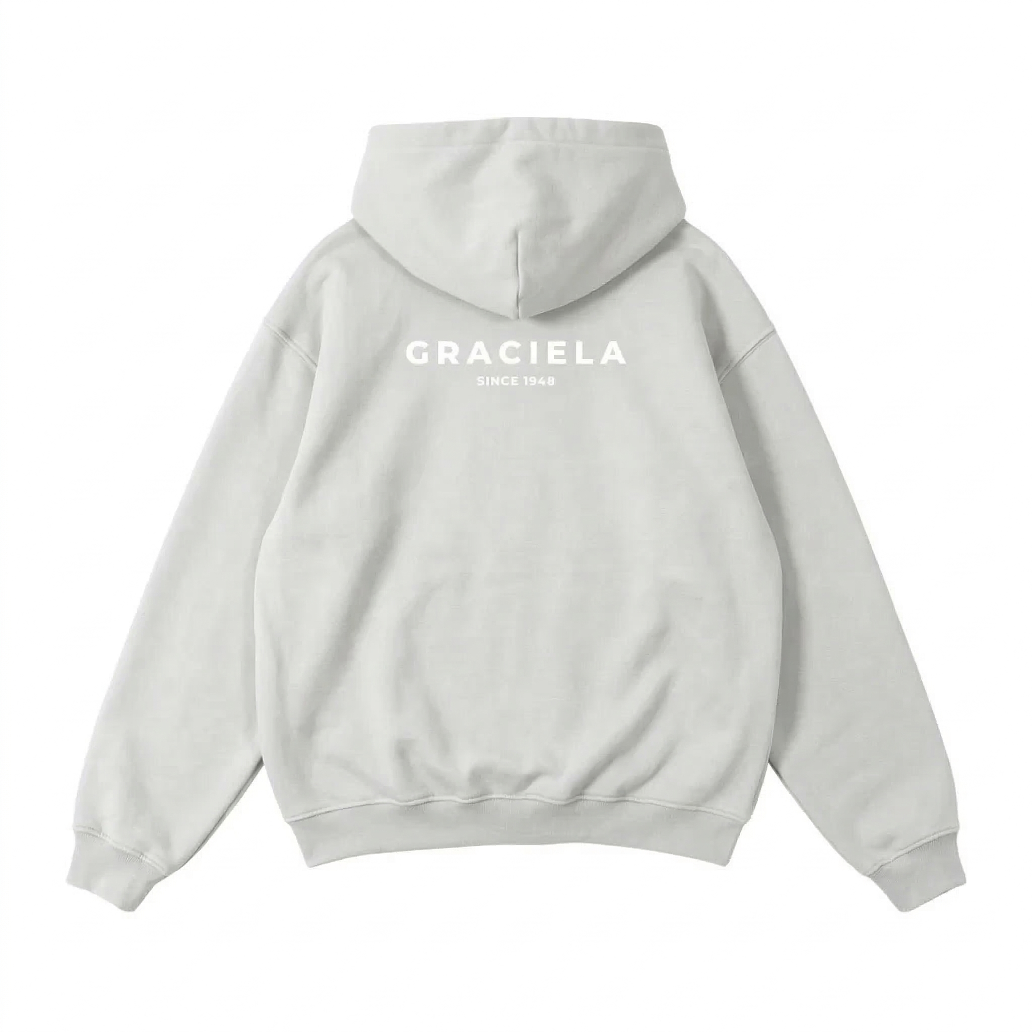 Logo Fleece Hoodie (Light Grey)