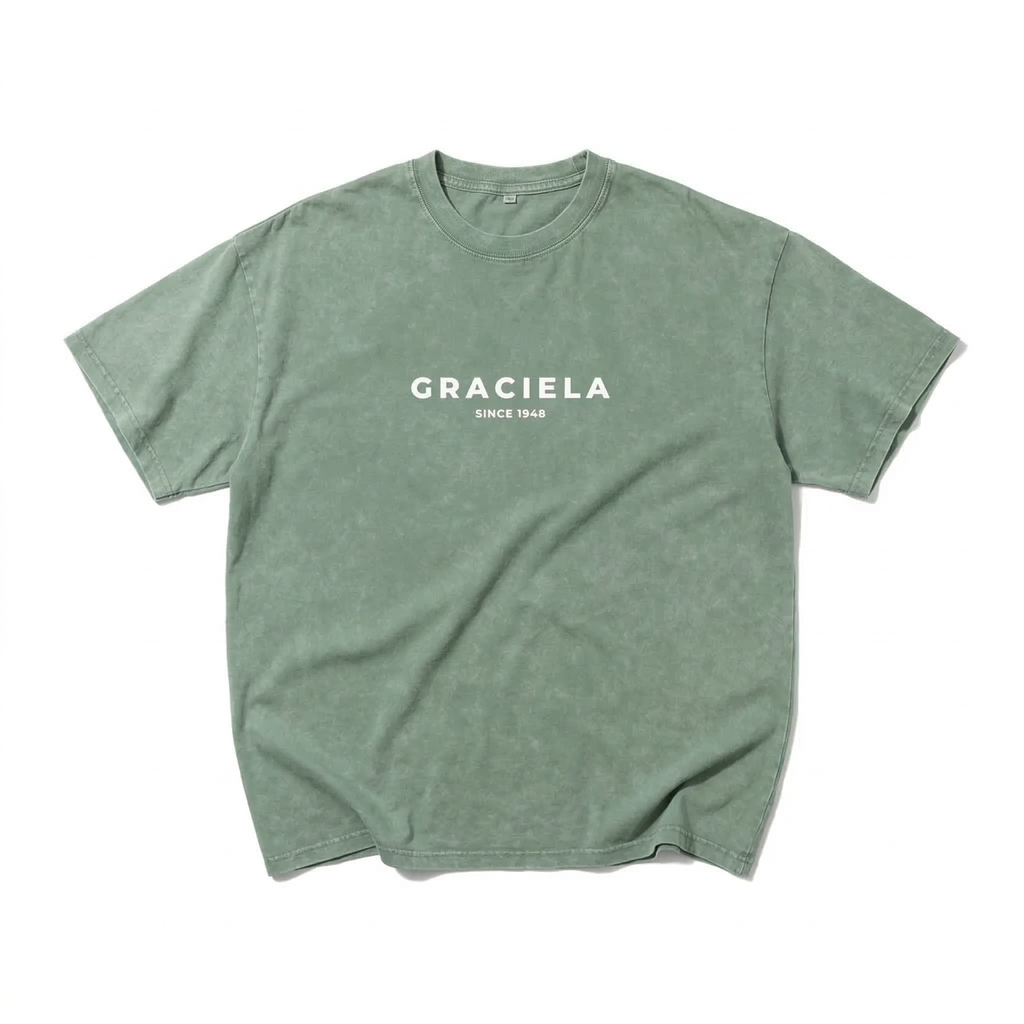 Oversized Logo T-Shirt (Olive)