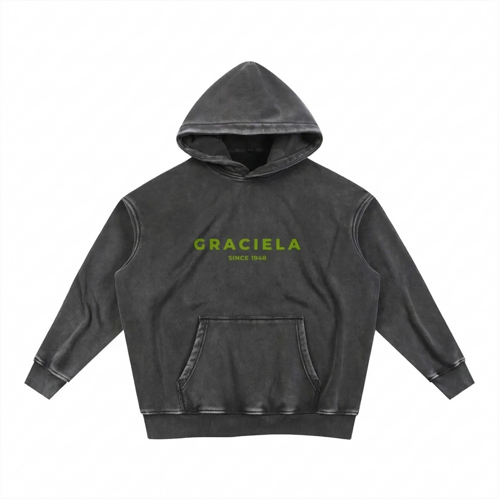 Oversize Chela Hoodie (Charcoal)