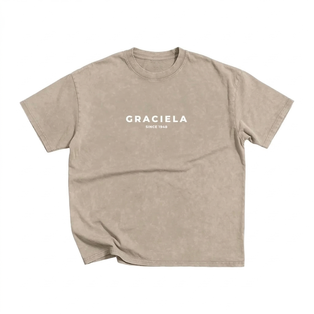 Oversized Logo T-Shirt (Sand)
