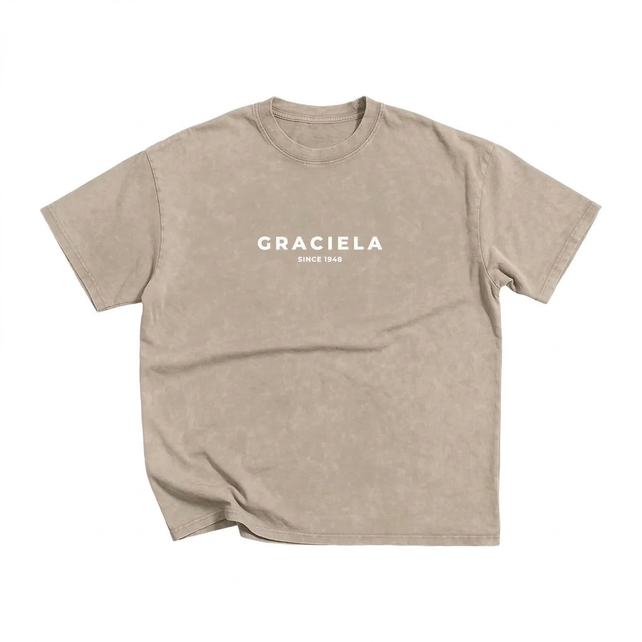 Oversized Logo T-Shirt (Sand)