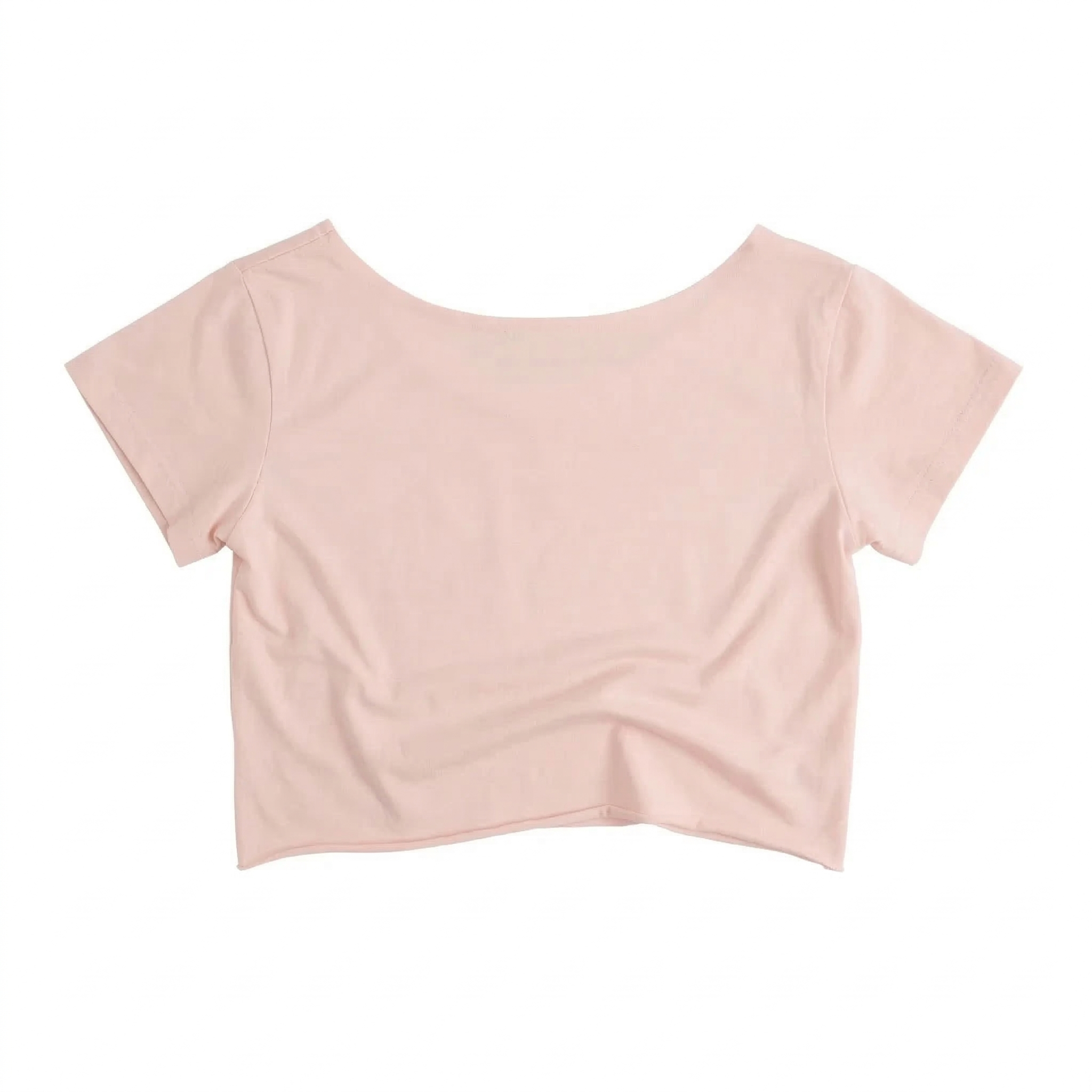 Off-Shoulder Chela Crop-Top (Blush)