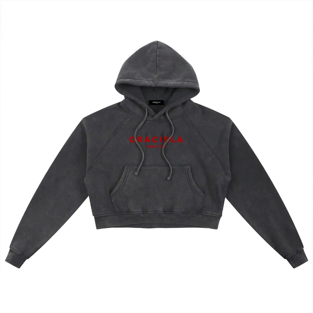 Chela Cropped Hoodie