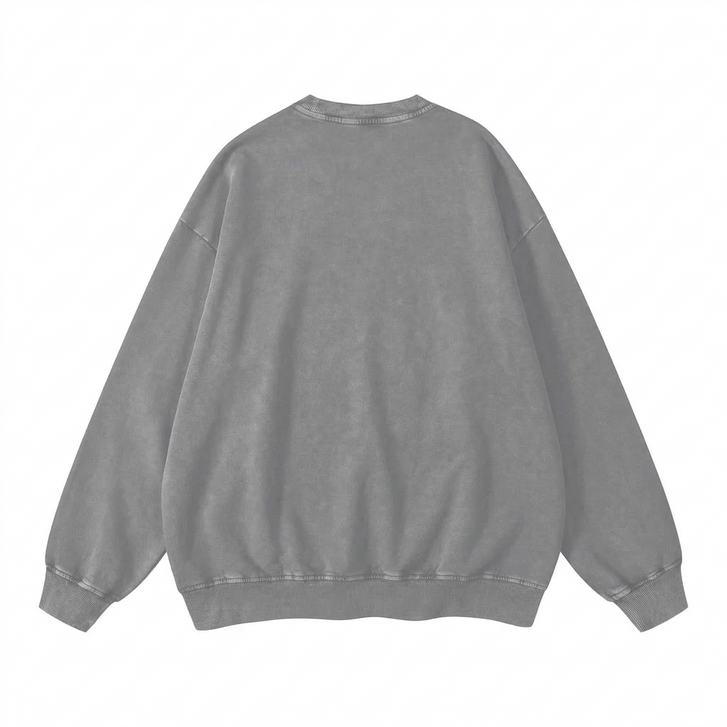 Oversized Logo Sweatshirt (Grey)