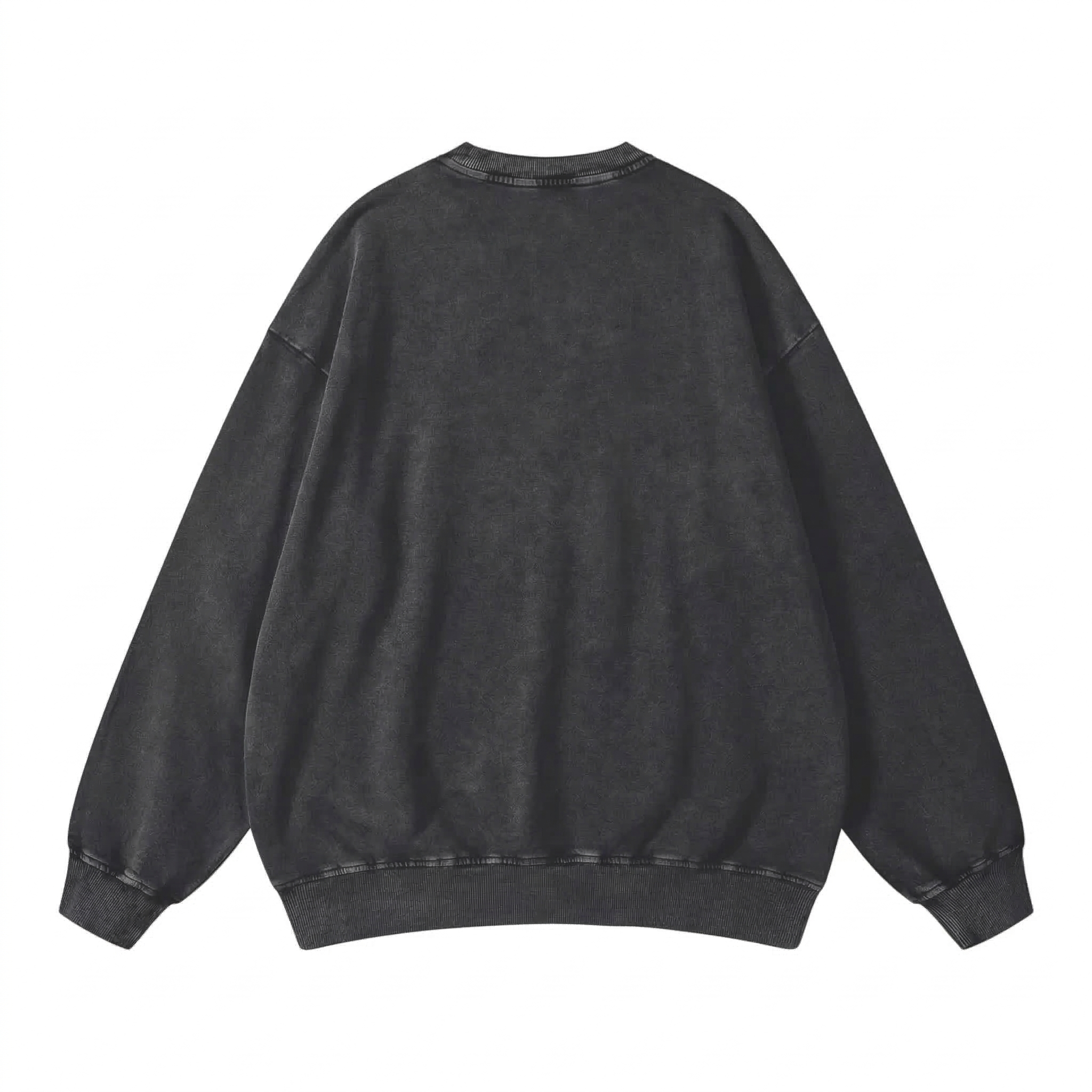 Oversized Logo Sweatshirt (Washed Black)