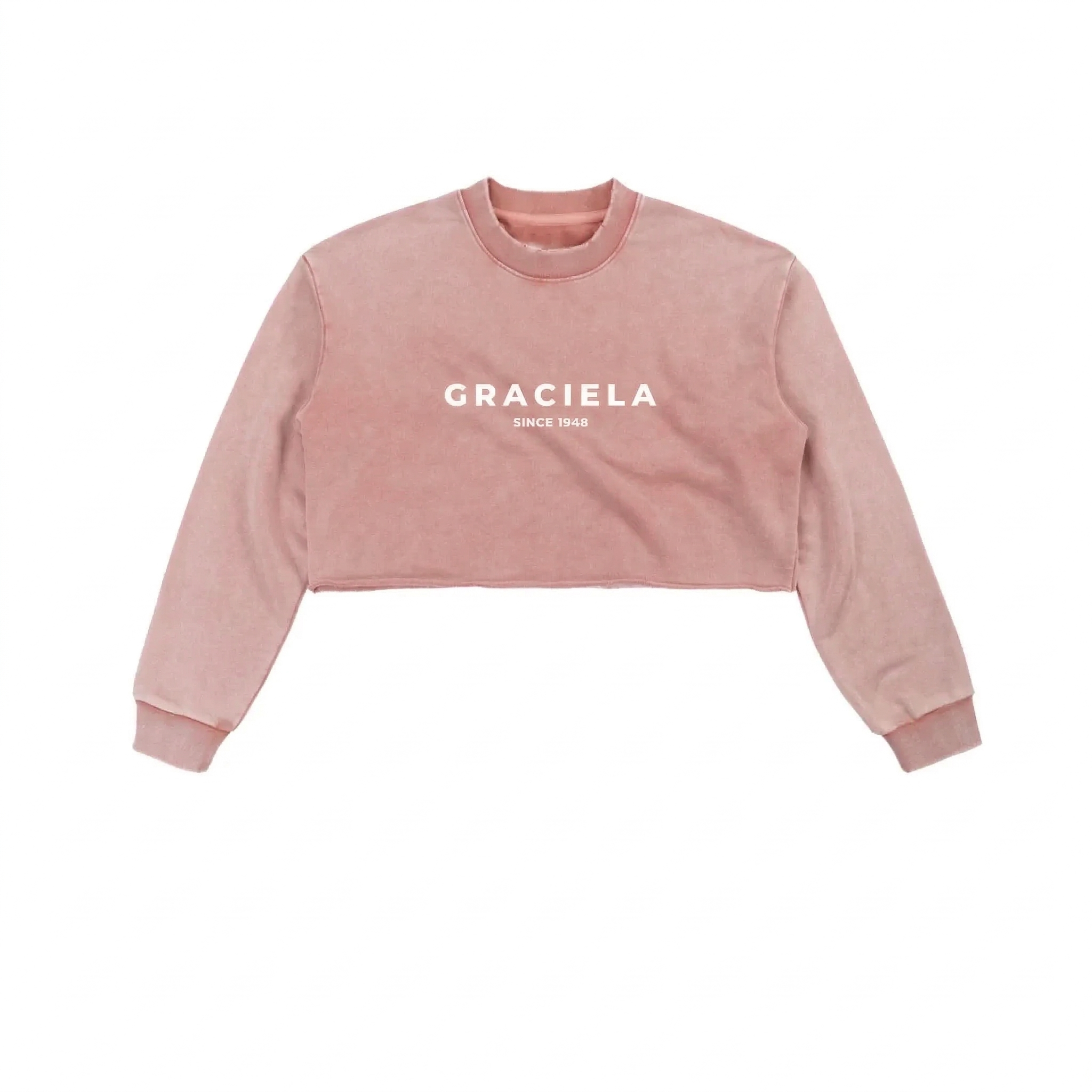Cropped Sweatshirt (Dusty Rose)