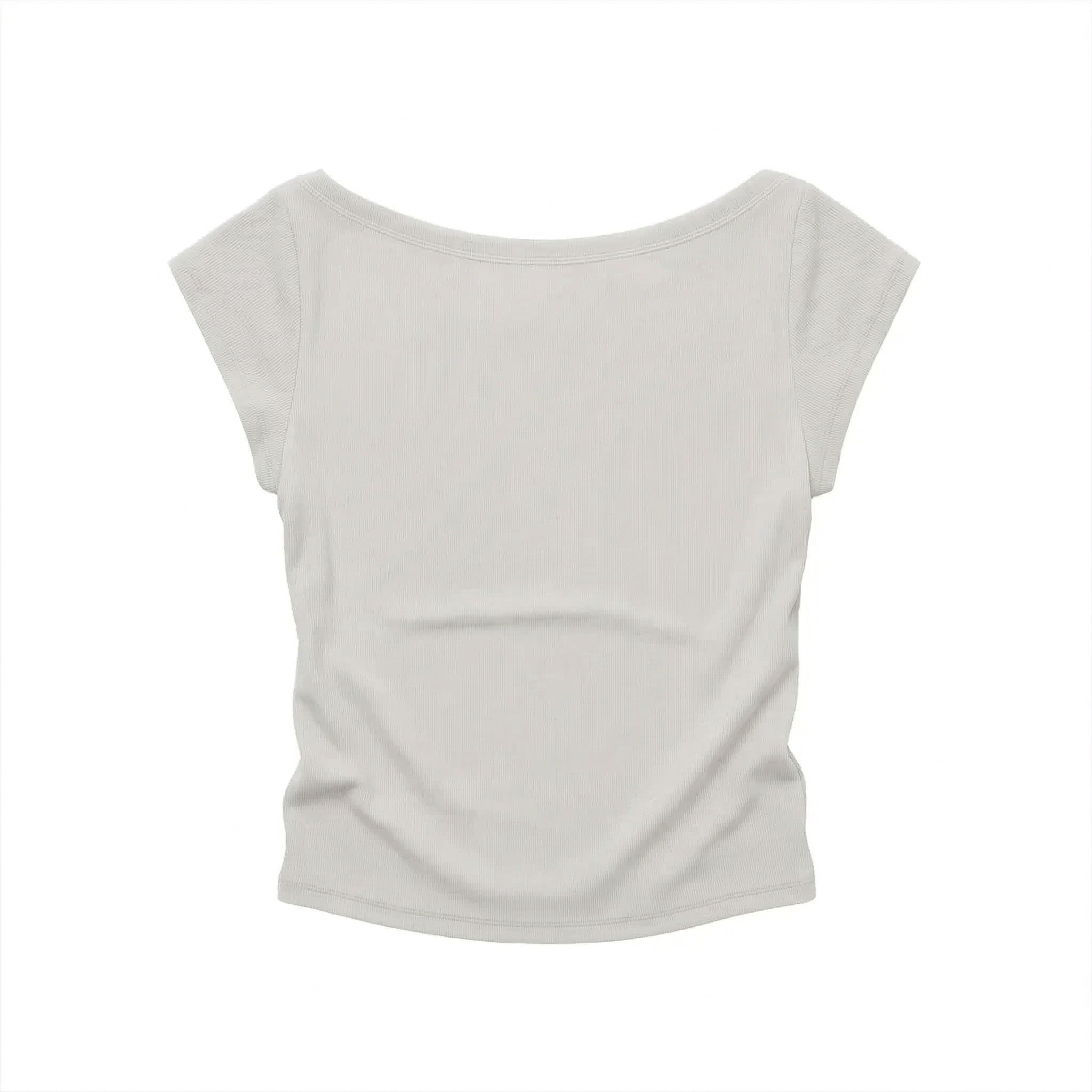 Boatneck Chela T-shirt (Stone)