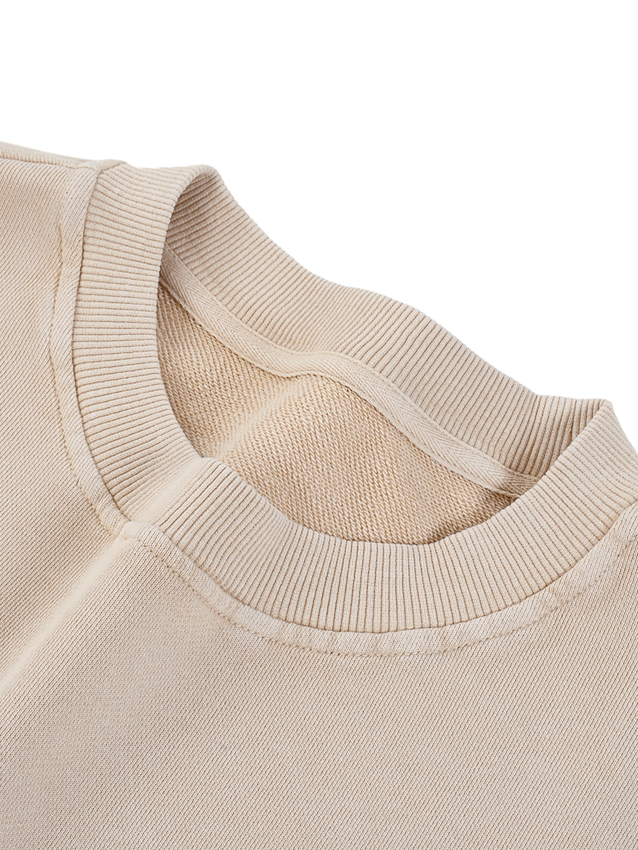 Oversized Logo Sweatshirt (Wheat)