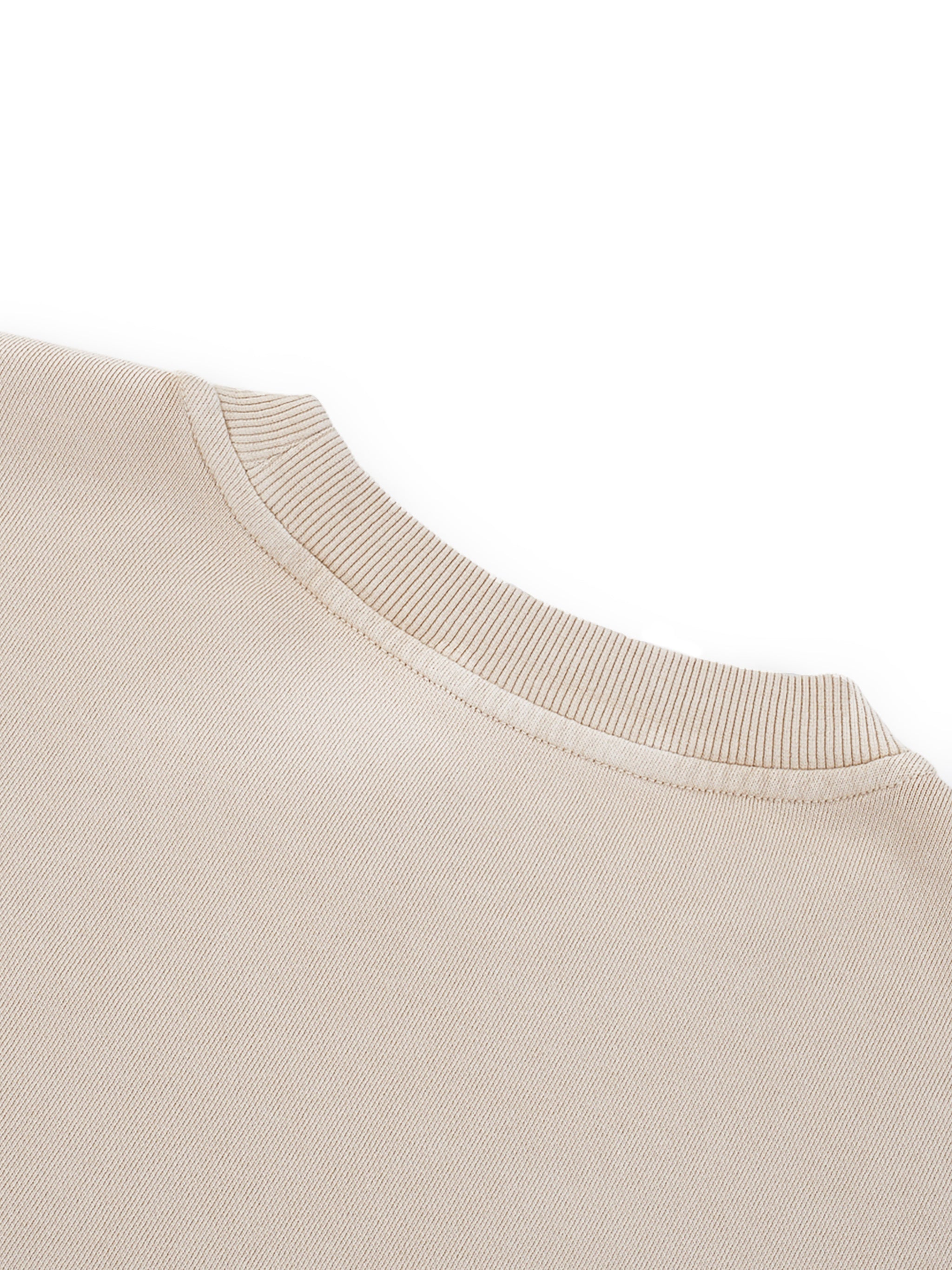 Oversized Logo Sweatshirt (Wheat)