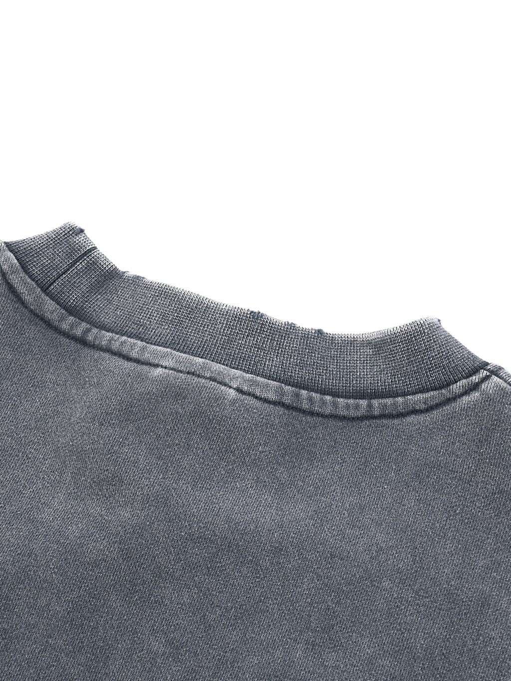 Cropped Sweatshirt (Slate Gray)